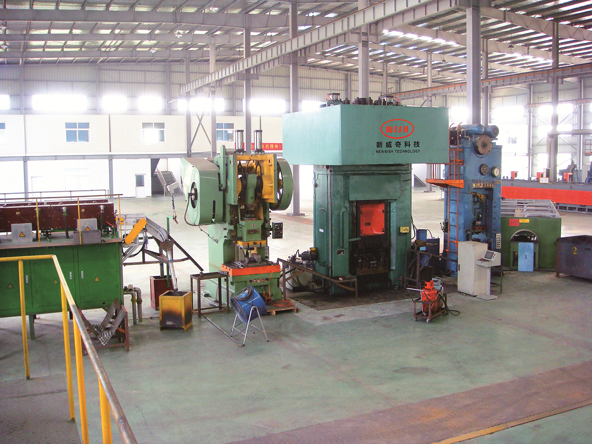 Typical forging production line