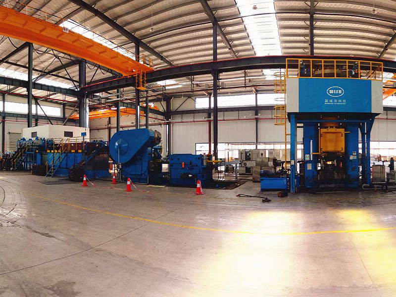 Active helical gear automatic line